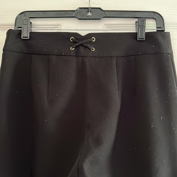Black Wide Leg Trousers - Size 6R - Picture 5 of 5